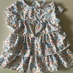 Magnetic Me Baby Girl Tiered Star Dress 3-6M